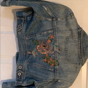 Miss Me Half Jean Jacket